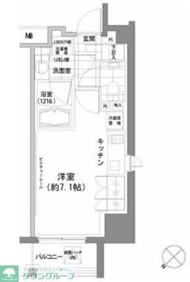 パークハビオ渋谷 10階 ワンルーム 賃貸物件詳細