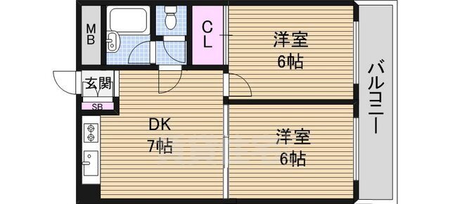 大阪府大阪市東淀川区豊里４ だいどう豊里駅 2DK マンション 賃貸物件詳細