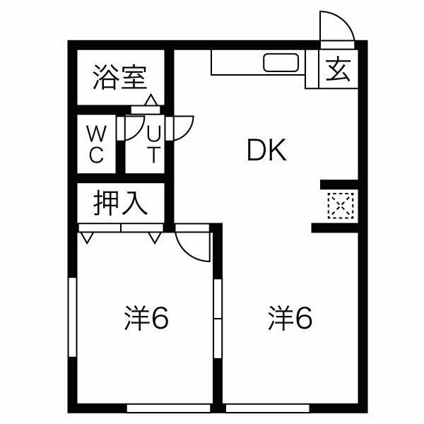 兵庫県尼崎市東難波町３ 尼崎駅 2DK アパート 賃貸物件詳細