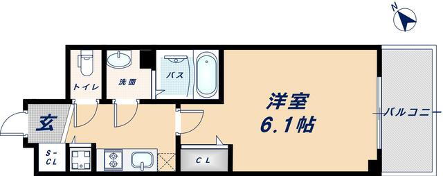 大阪府大阪市西区九条南２ 九条駅 1K マンション 賃貸物件詳細