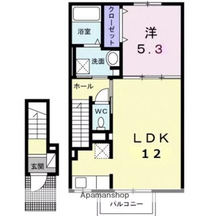 香川県高松市林町 元山駅 1LDK アパート 賃貸物件詳細
