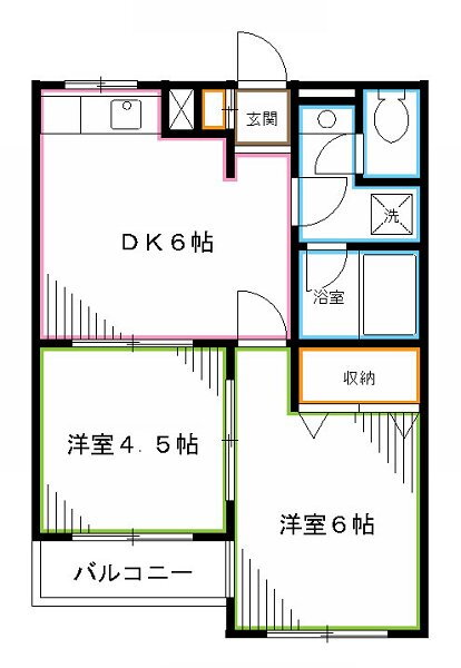 東京都中野区中野３ 中野駅 2DK マンション 賃貸物件詳細