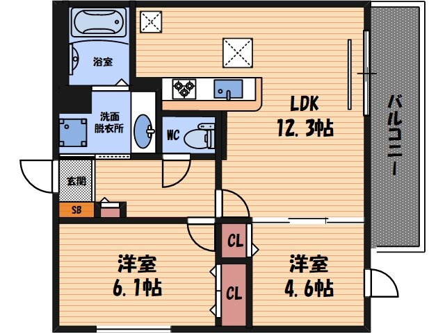 兵庫県尼崎市武庫之荘２ 武庫之荘駅 2LDK アパート 賃貸物件詳細