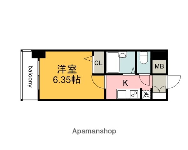 広島県広島市中区東千田町１ 日赤病院前駅 1K マンション 賃貸物件詳細
