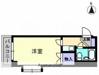 香川県高松市中野町 栗林公園北口駅 1K マンション 賃貸物件詳細