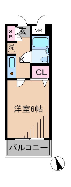 神奈川県横浜市港北区箕輪町３ 日吉駅 1K マンション 賃貸物件詳細