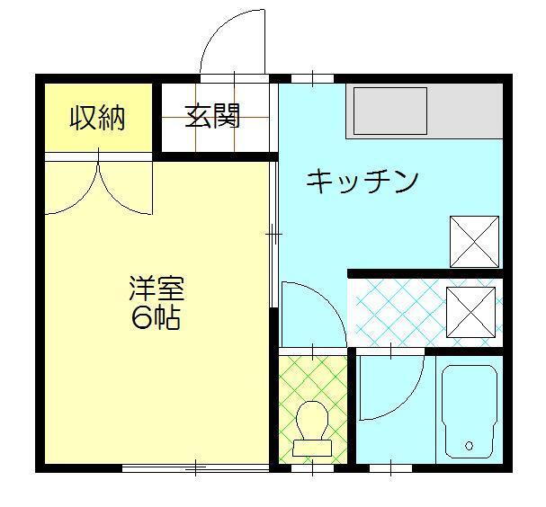 秋田県秋田市山王中島町 秋田駅 1K アパート 賃貸物件詳細