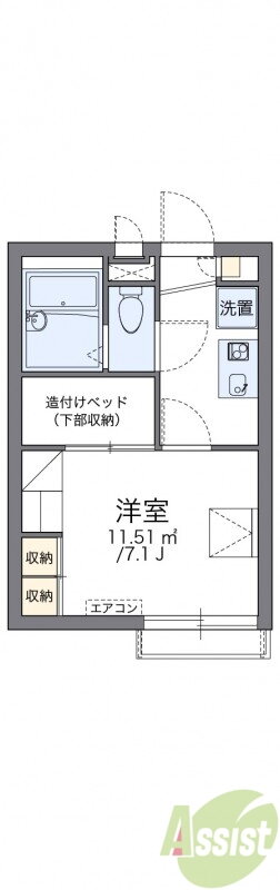 レオパレス五月山 2階 1K 賃貸物件詳細