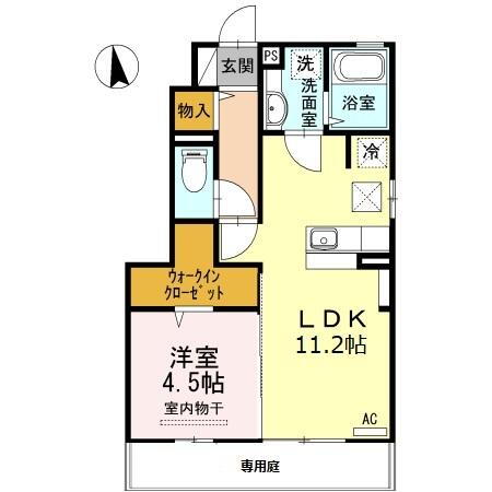 ベルク　Ｃ棟 1階 1LDK 賃貸物件詳細