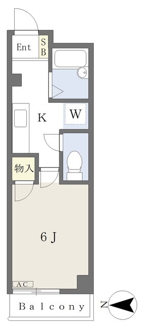 愛媛県松山市木屋町３ 本町六丁目駅 1K マンション 賃貸物件詳細