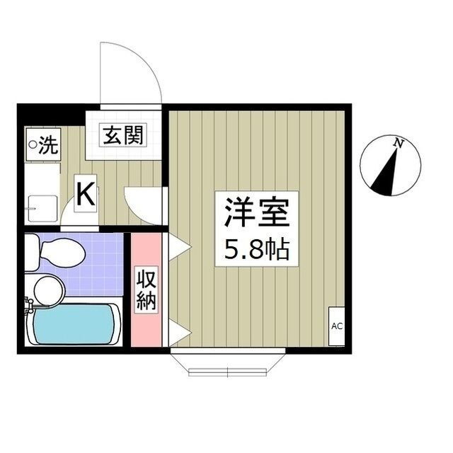 東京都北区西が丘１ 十条駅 1K アパート 賃貸物件詳細