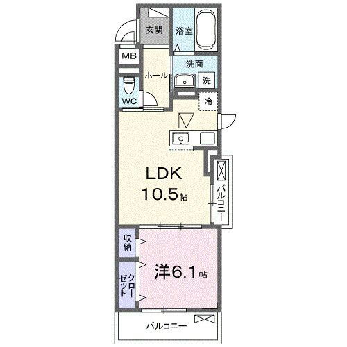 ラミリス 1階 1LDK 賃貸物件詳細