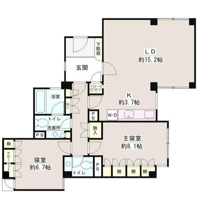 東京都港区高輪４ 品川駅 2LDK マンション 賃貸物件詳細