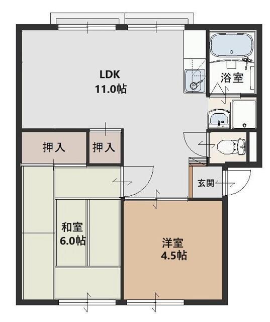 埼玉県所沢市上新井１ 西所沢駅 2LDK アパート 賃貸物件詳細
