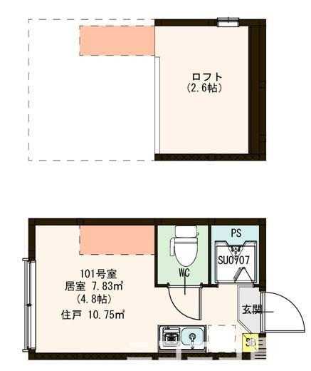 東京都北区赤羽北２ 北赤羽駅 ワンルーム アパート 賃貸物件詳細