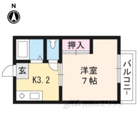 京都府京都市右京区梅津南広町 西京極駅 1DK マンション 賃貸物件詳細