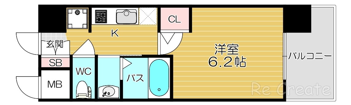 大阪府大阪市浪速区敷津東２ 大国町駅 1K マンション 賃貸物件詳細