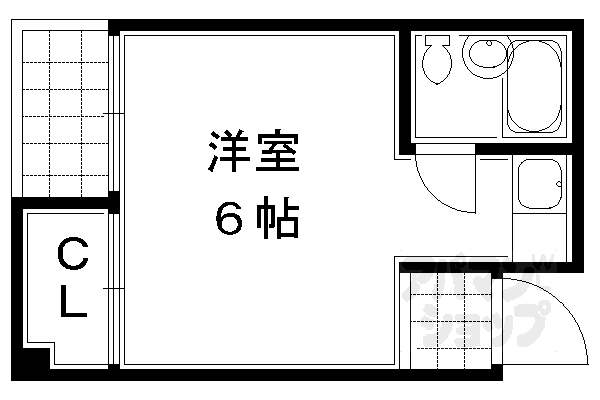 エクランドール 4階 1K 賃貸物件詳細