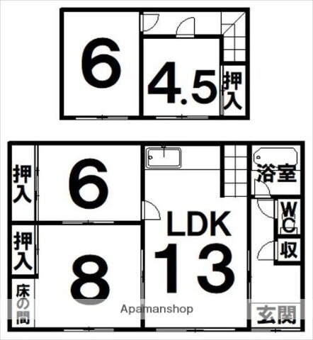 三井貸家 4LDK 賃貸物件詳細