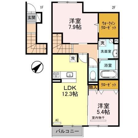 滋賀県大津市大将軍１ 瀬田駅 2LDK アパート 賃貸物件詳細