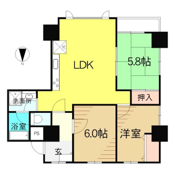 福島県郡山市菜根３ 郡山駅 3LDK マンション 賃貸物件詳細