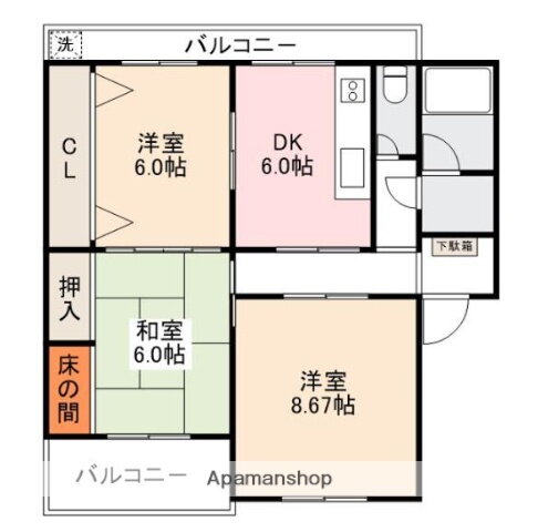 香川県高松市香西南町 香西駅 3DK マンション 賃貸物件詳細