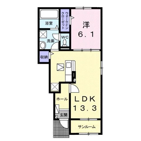 埼玉県さいたま市西区大字指扇 西大宮駅 1LDK アパート 賃貸物件詳細