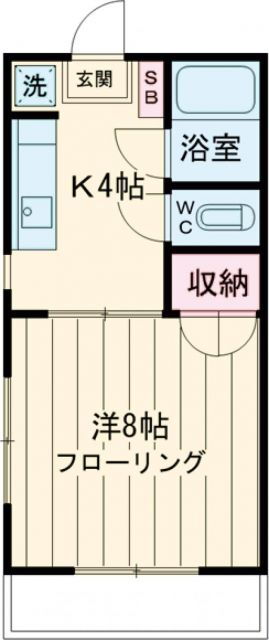 東京都世田谷区深沢６ 桜新町駅 1K アパート 賃貸物件詳細