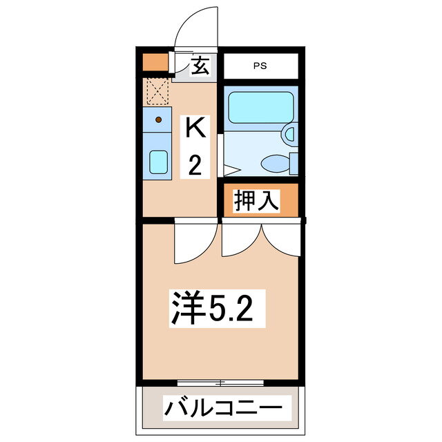 福島県郡山市開成５ 郡山駅 1K マンション 賃貸物件詳細