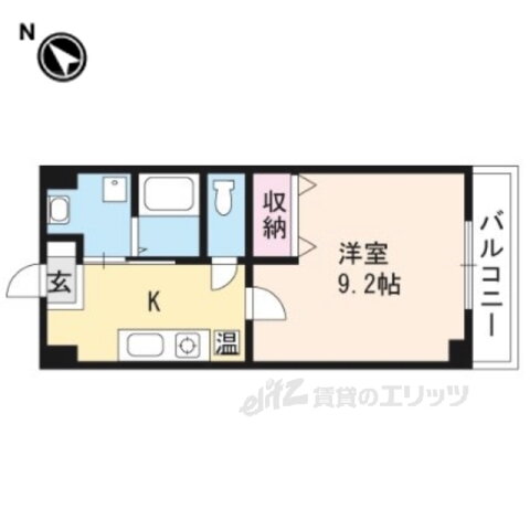 滋賀県野洲市小篠原 野洲駅 1K マンション 賃貸物件詳細