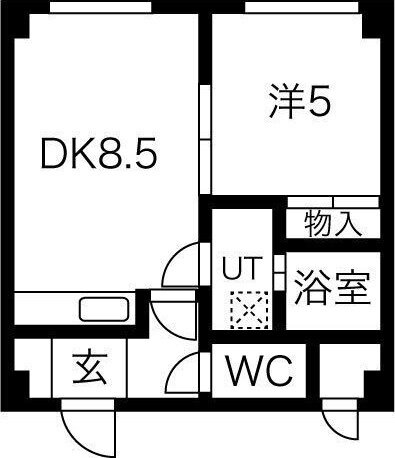 北海道札幌市西区琴似二条２ 琴似駅 1LDK マンション 賃貸物件詳細
