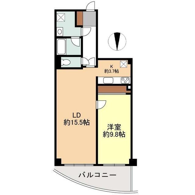 リエール市ヶ谷 4階 1LDK 賃貸物件詳細