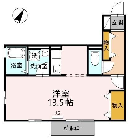 ボナールＫＩＩ 2階 ワンルーム 賃貸物件詳細