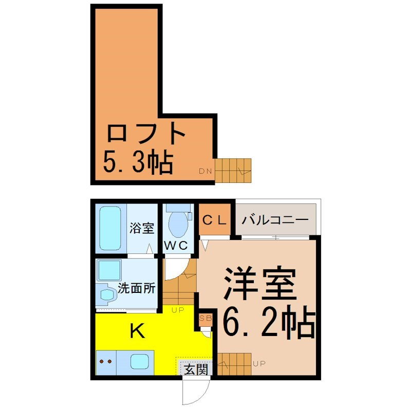 愛知県名古屋市南区呼続４ 桜駅 1K アパート 賃貸物件詳細