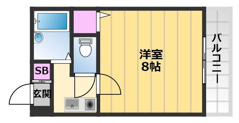 ソアーヴェ堺東 5階 1K 賃貸物件詳細
