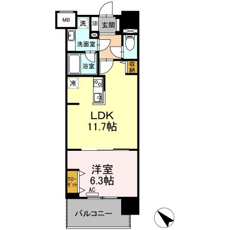 福岡県福岡市博多区博多駅東３ 東比恵駅 1LDK アパート 賃貸物件詳細