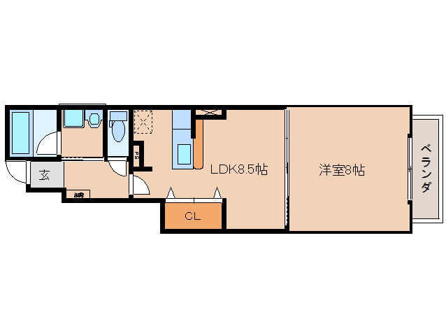 奈良県奈良市四条大路南町 新大宮駅 1DK アパート 賃貸物件詳細