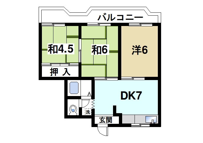 奈良県天理市杉本町 前栽駅 3DK マンション 賃貸物件詳細