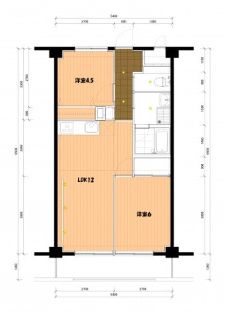 神奈川県横浜市港北区綱島西５ 綱島駅 2LDK マンション 賃貸物件詳細