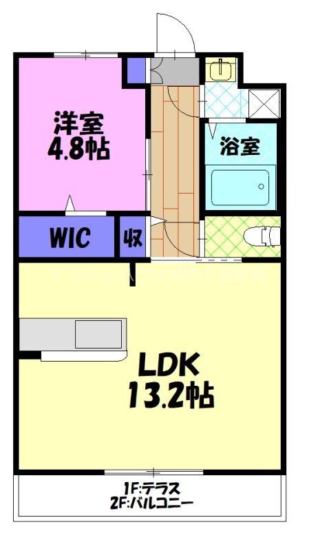 栃木県宇都宮市西川田本町３ 西川田駅 1LDK マンション 賃貸物件詳細
