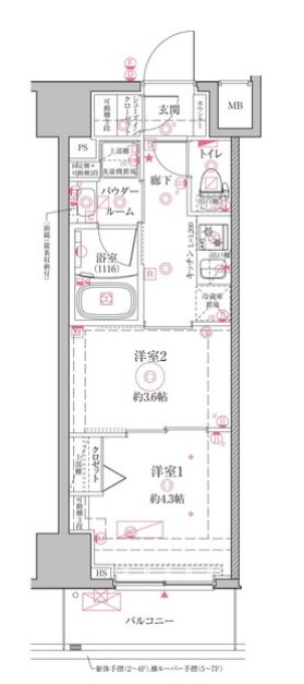 東京都文京区関口１ 江戸川橋駅 2K マンション 賃貸物件詳細