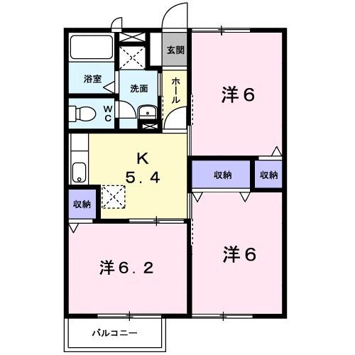 埼玉県北本市西高尾５ 北本駅 3K アパート 賃貸物件詳細