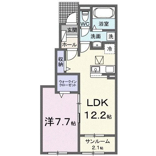 オルタンシア 1階 1LDK 賃貸物件詳細