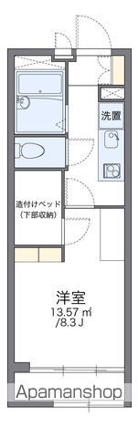 レオパレスリビングメイト学園前 2階 1K 賃貸物件詳細