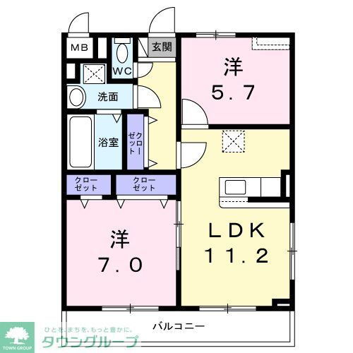 千葉県流山市おおたかの森北１ 流山おおたかの森駅 2LDK アパート 賃貸物件詳細