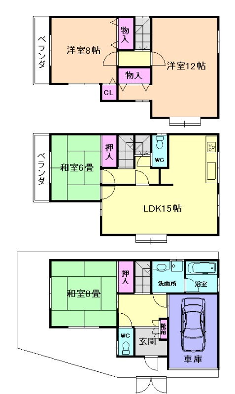 大阪府池田市石橋２ 石橋阪大前駅 4LDK 一戸建て 賃貸物件詳細