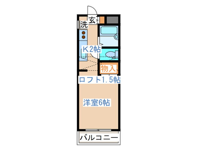 宮城県仙台市宮城野区宮千代３ 卸町駅 1K マンション 賃貸物件詳細