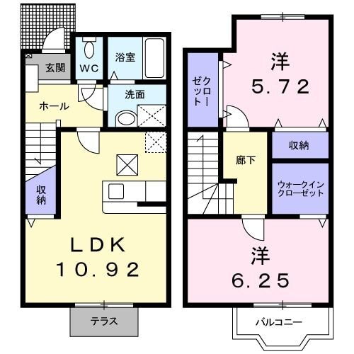 岐阜県岐阜市上土居４ 名鉄岐阜駅 2LDK アパート 賃貸物件詳細