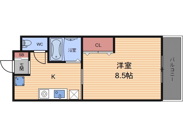 兵庫県尼崎市立花町２ 立花駅 1K マンション 賃貸物件詳細