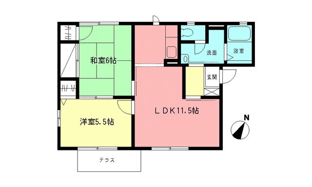 神奈川県高座郡寒川町大曲１ 寒川駅 2LDK アパート 賃貸物件詳細